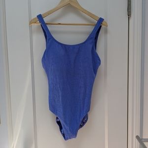 Vintage 90s Baltex Blue Swimsuit